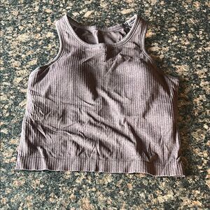 CRZ YOGA brown Ribbed Tank Top size medium